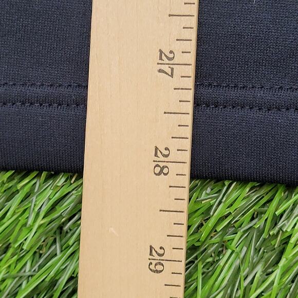 ADIDAS Trefoil 1/4 Zip Jacket Large 22x28 Navy Yellow Trim - Picture 10 of 16